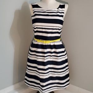 The Limited, Striped Midi Dress, Nautical, Pockets